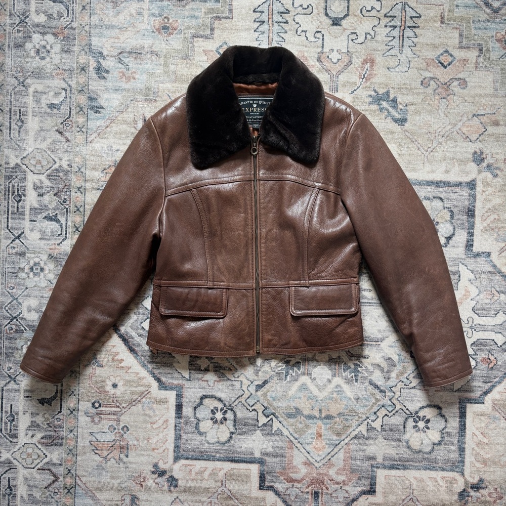 Vintage Express Leather Jacket
